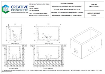 Creative Concrete Eir JB6 Junction Box