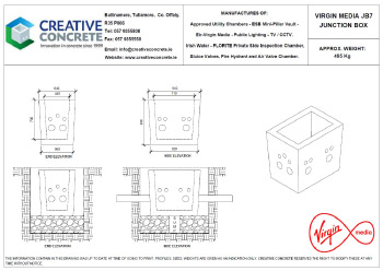 Creative Concrete Virgin Media JB7 Junction Box
